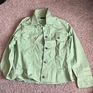 Bailey’s Point green jean jacket size XL